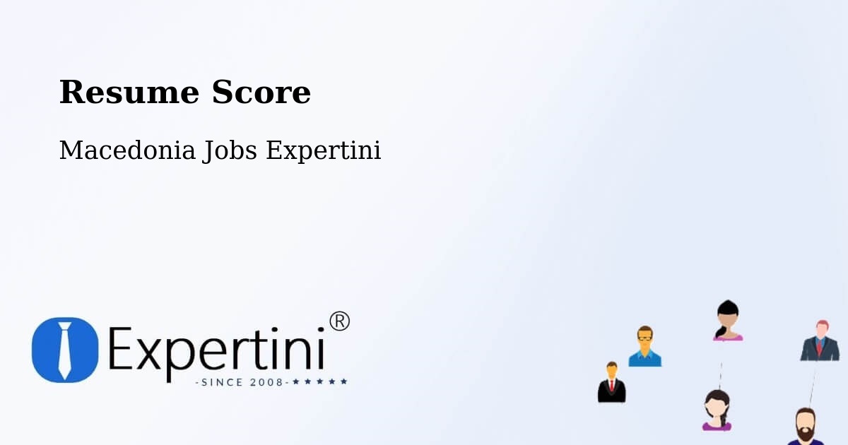 Resume Score & Job Description Match Tool – Čair - Macedonia Jobs Expertini